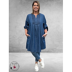 GOZZIP Denim Tuniek Emilia 